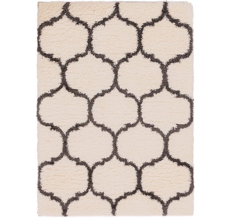 5' 4 x 7' 7 Trellis Shag Rug