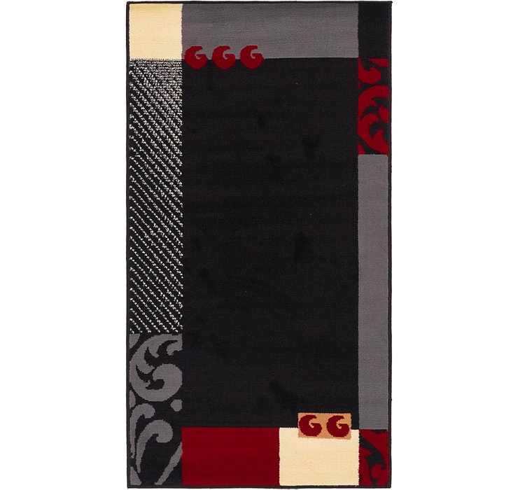 2' 7 x 4' 10 Reproduction Gabbeh Rug