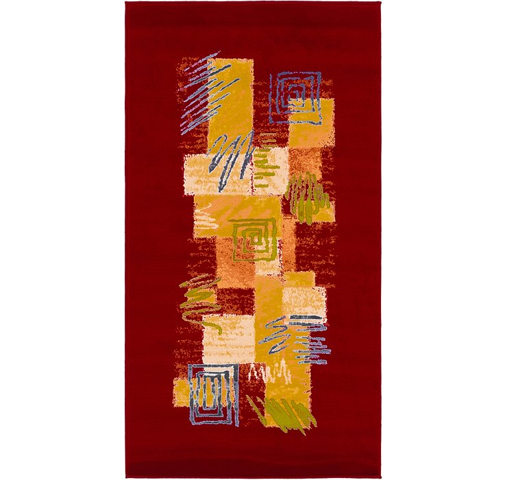2' 8 x 5' Reproduction Gabbeh Rug