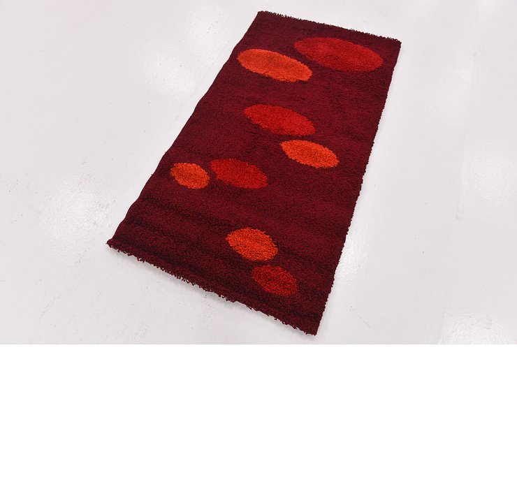 2' 8 x 5' Multi-Tone Shag Rug