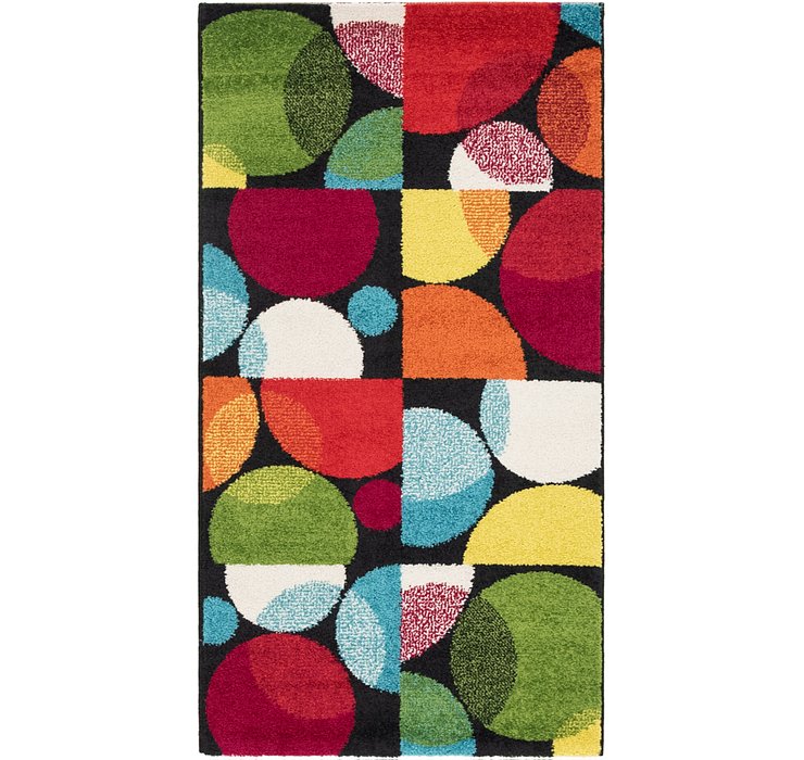 2' 7 x 5' Reproduction Gabbeh Rug