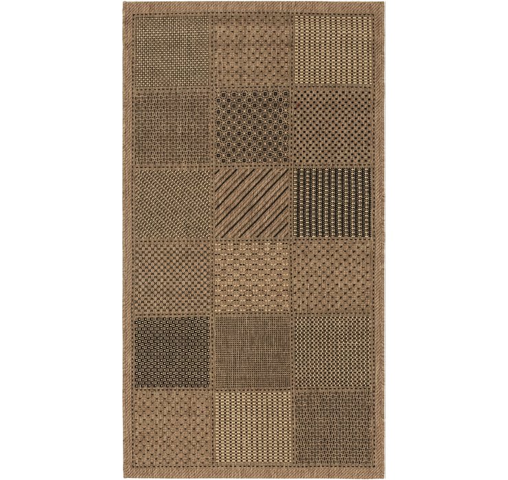 2' 7 x 4' 10 Outdoor Border Rug