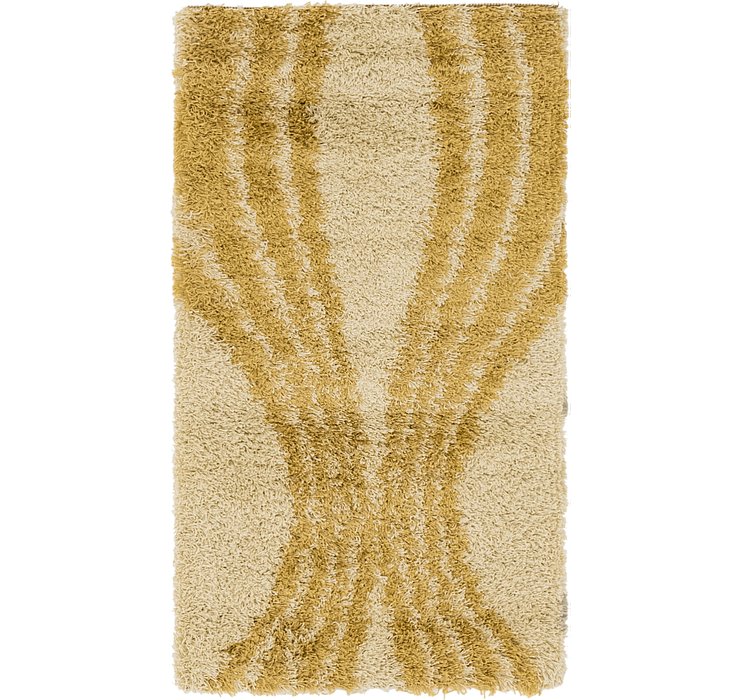 2' 8 x 4' 10 Multi-Tone Shag Rug