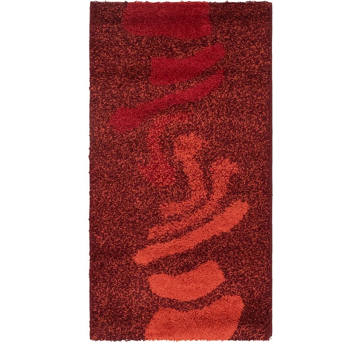 2' 7 x 4' 10 Multi-Tone Shag Rug