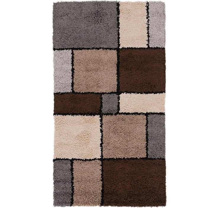 80cm x 147cm Multi-Tone Shag Rug