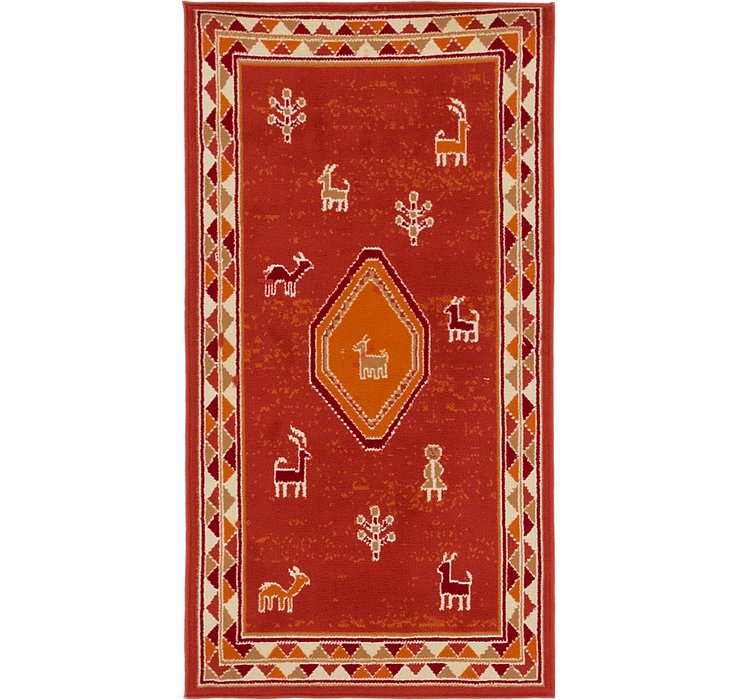 2' 7 x 5' Kashkuli Gabbeh Rug