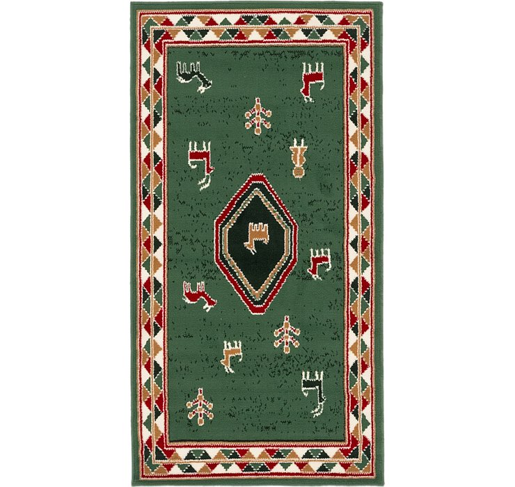 2' 7 x 5' Kashkuli Gabbeh Rug