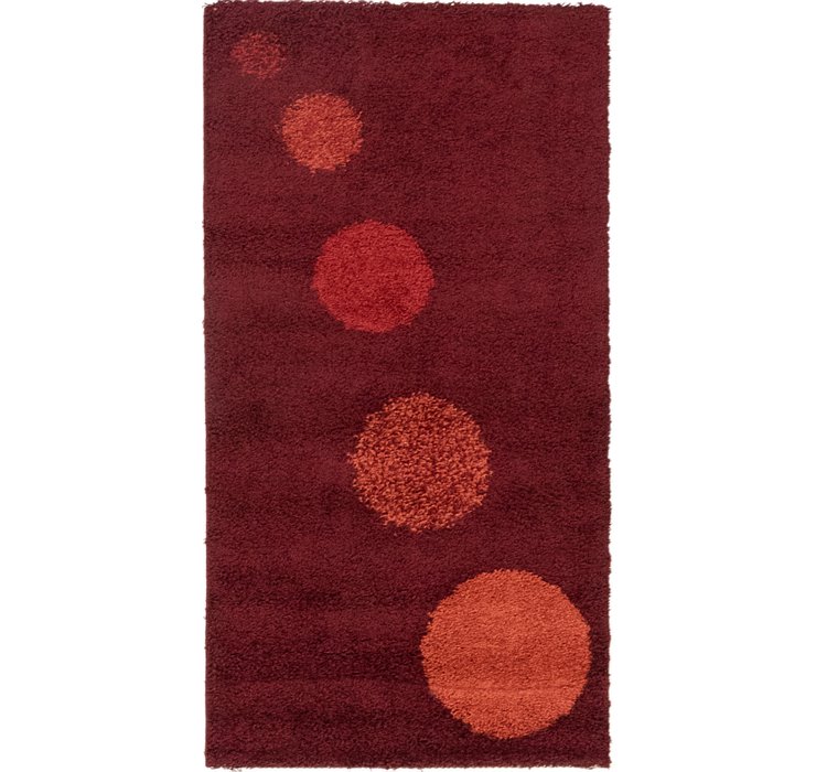 2' 7 x 4' 10 Multi-Tone Shag Rug