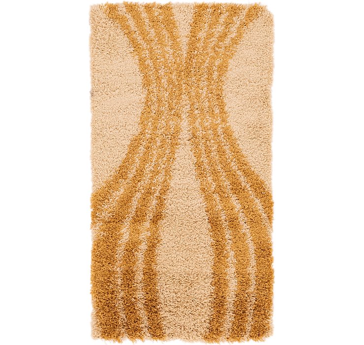 2' 9 x 5' Multi-Tone Shag Rug