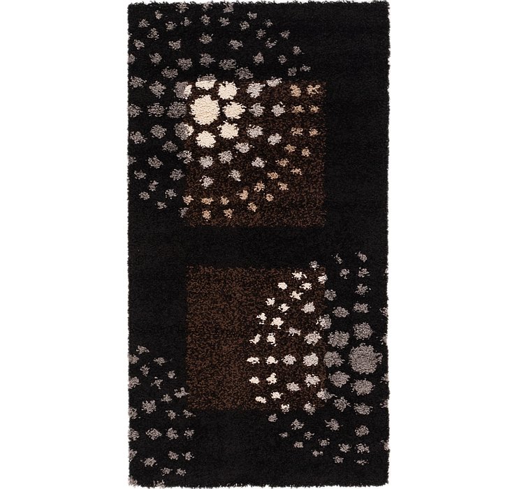 2' 8 x 4' 10 Multi-Tone Shag Rug