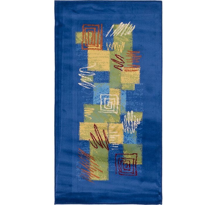 2' 8 x 5' Reproduction Gabbeh Rug