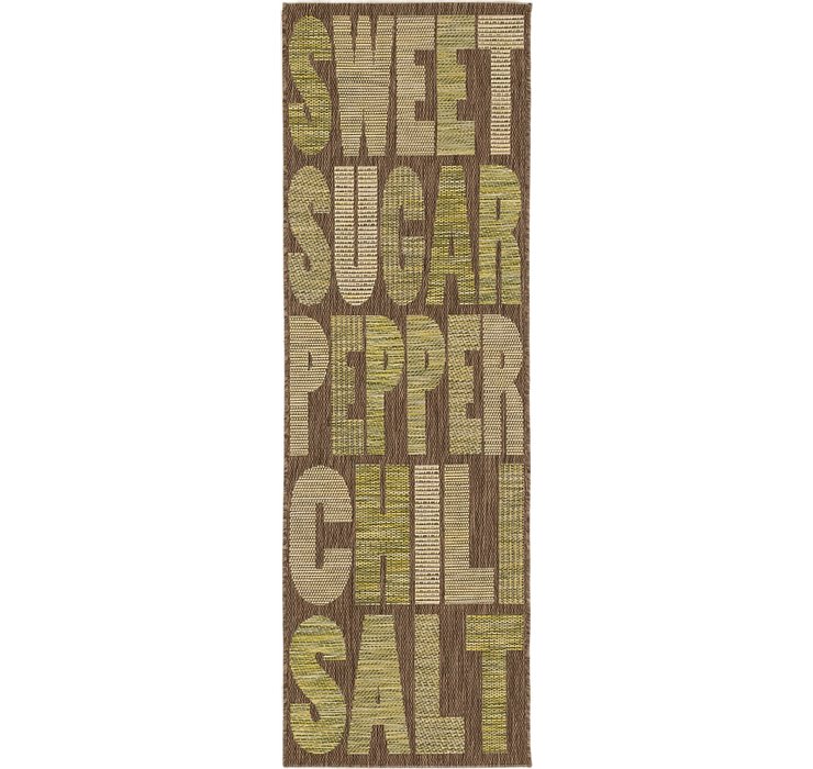 2' x 6' Outdoor Modern Runner Rug