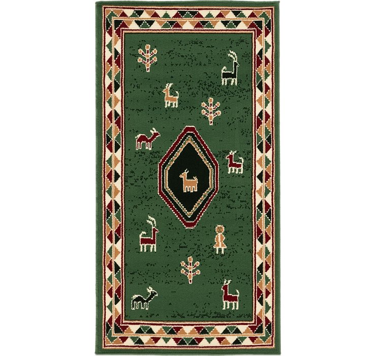 2' 7 x 5' Kashkuli Gabbeh Rug