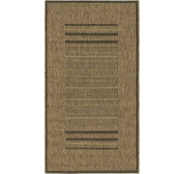 2' 7 x 4' 10 Outdoor Border Rug