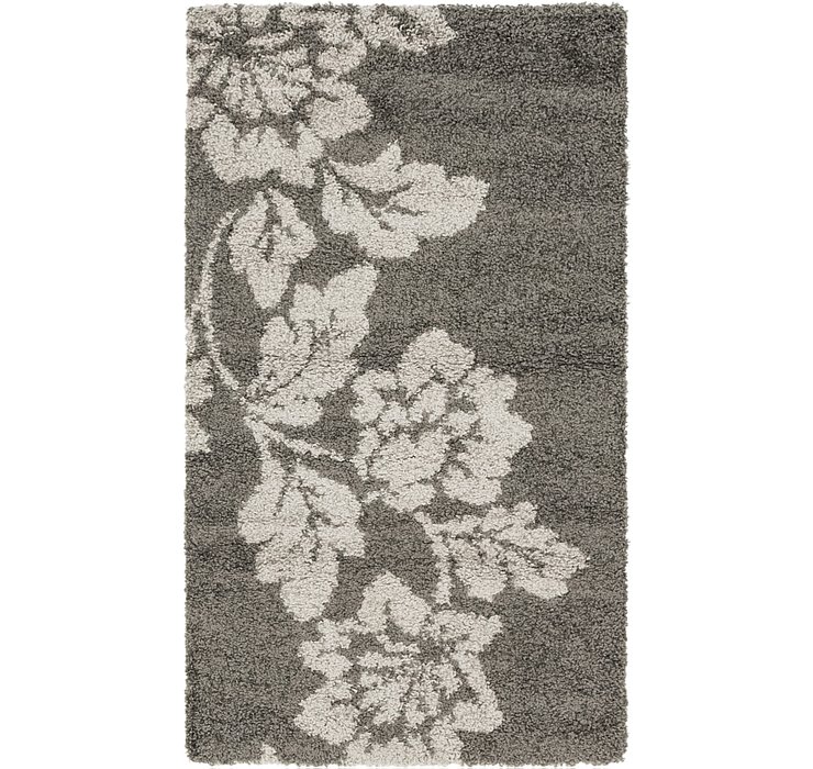 2' 8 x 4' 7 Multi-Tone Shag Rug