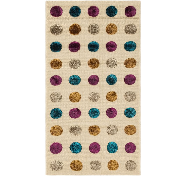 2' 7 x 5' Reproduction Gabbeh Rug