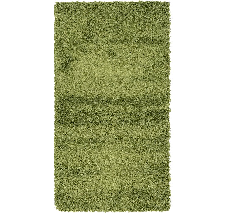 2' 8 x 5' Solid Shag Rug