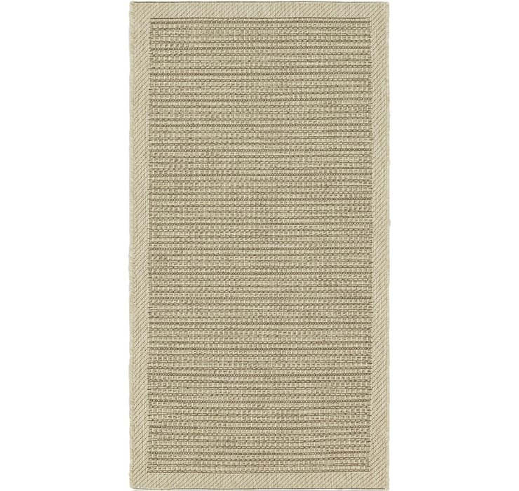 2' 3 x 4' 3 Outdoor Border Rug