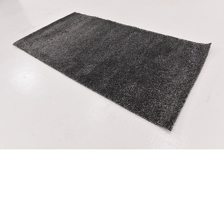2' 7 x 4' 10 Solid Shag Rug