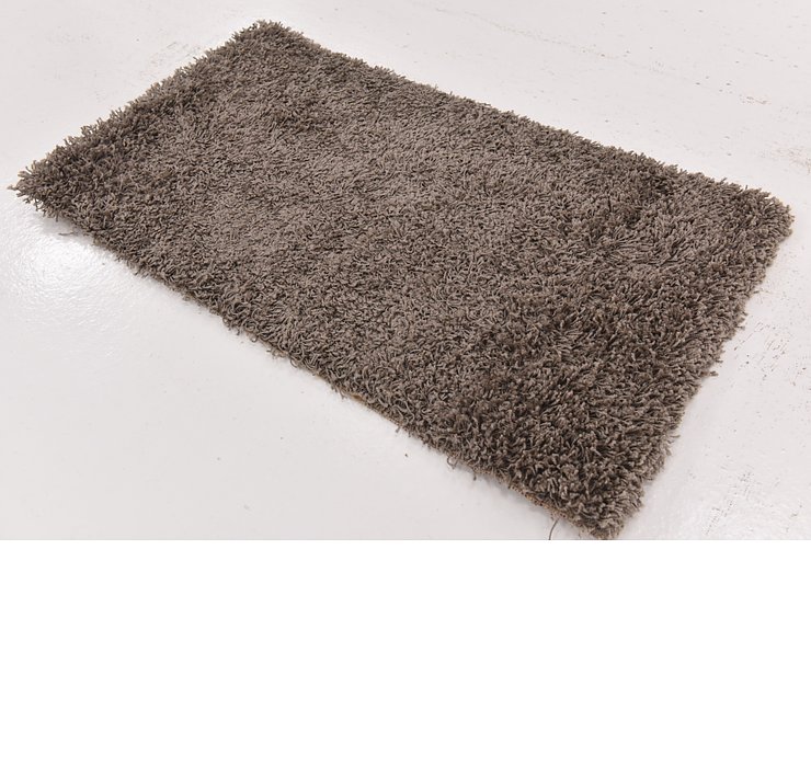 2' x 3' 8 Solid Shag Rug