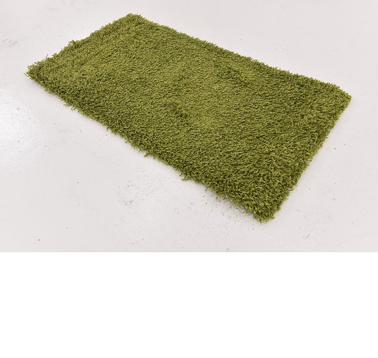 2' x 3' 8 Solid Shag Rug