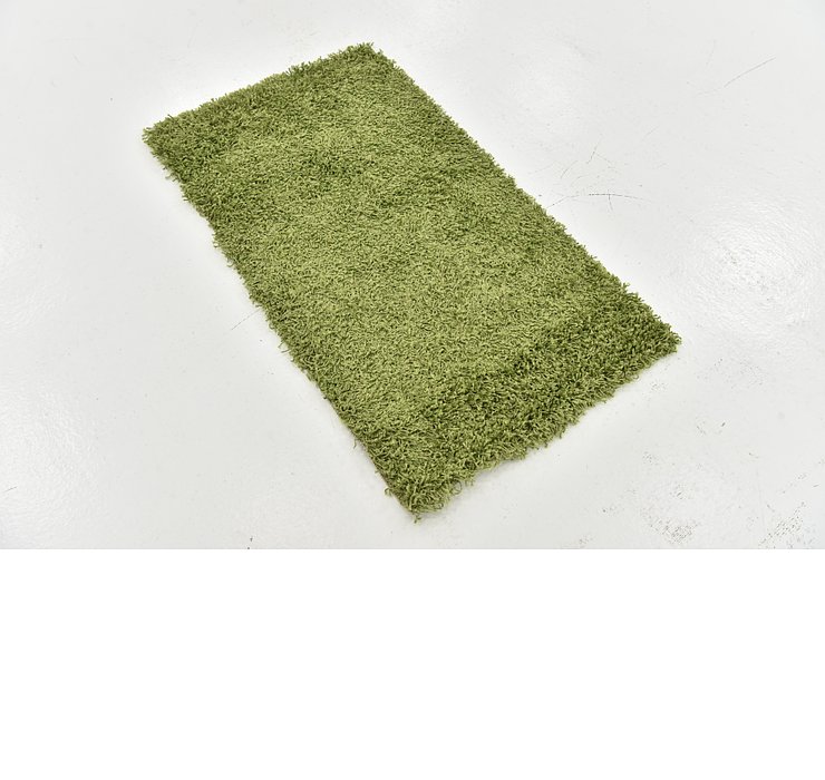 2' x 3' 8 Solid Shag Rug