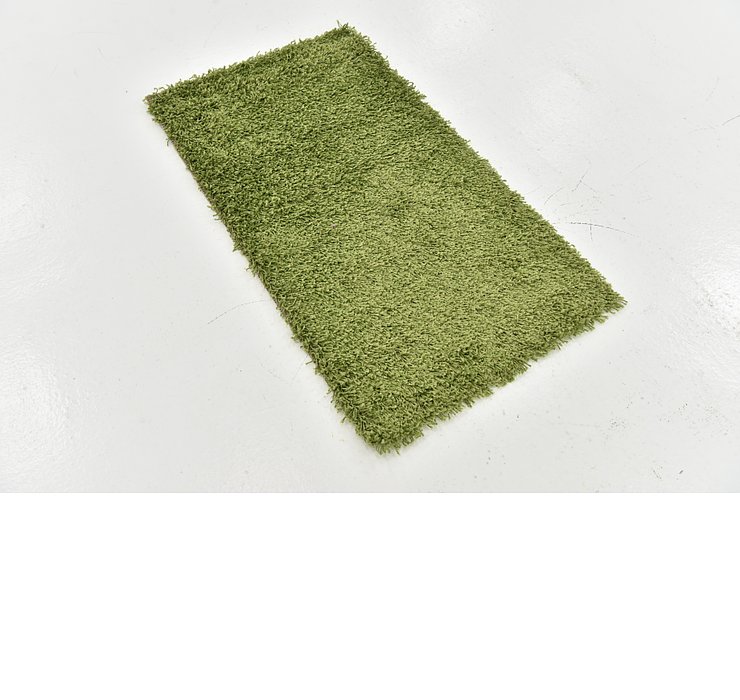 2' x 3' 8 Solid Shag Rug