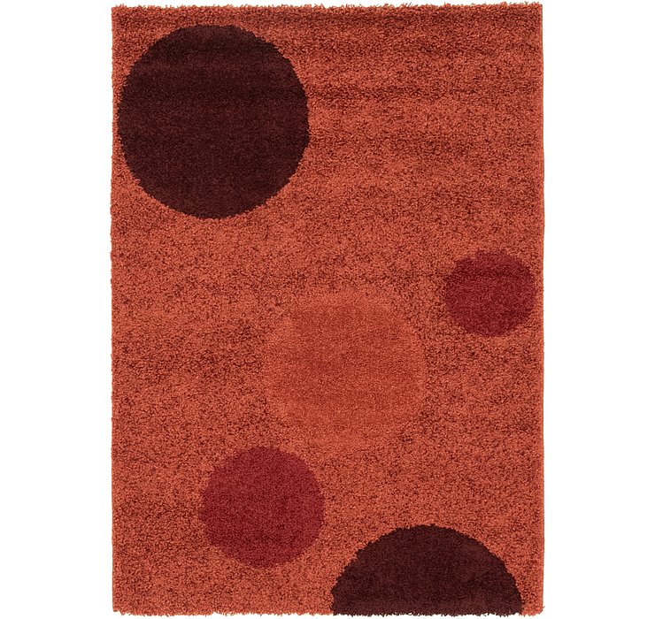 4' x 5' 7 Multi-Tone Shag Rug