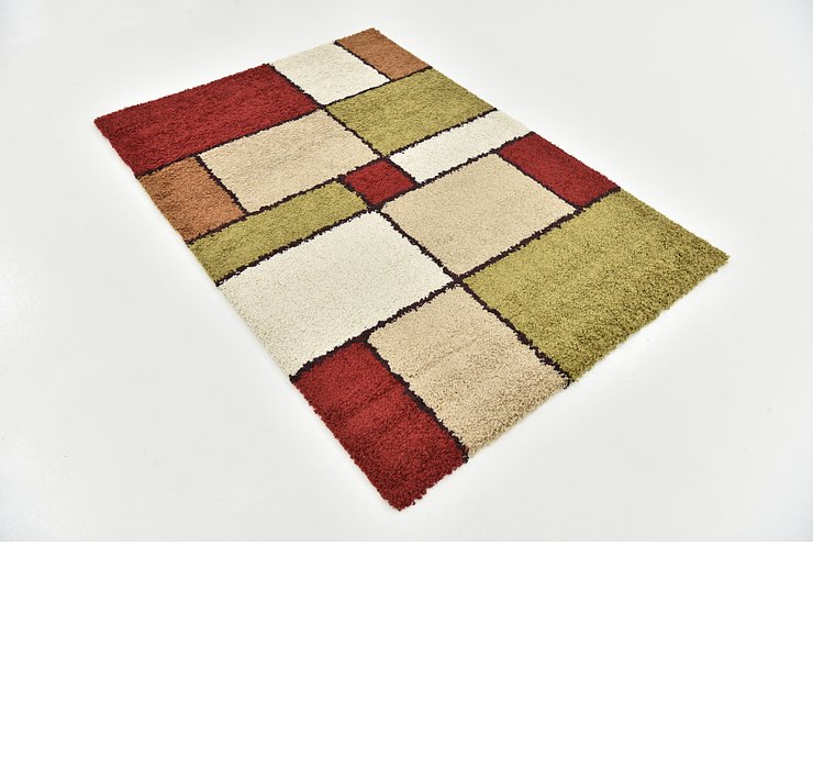 4' x 5' 7 Multi-Tone Shag Rug