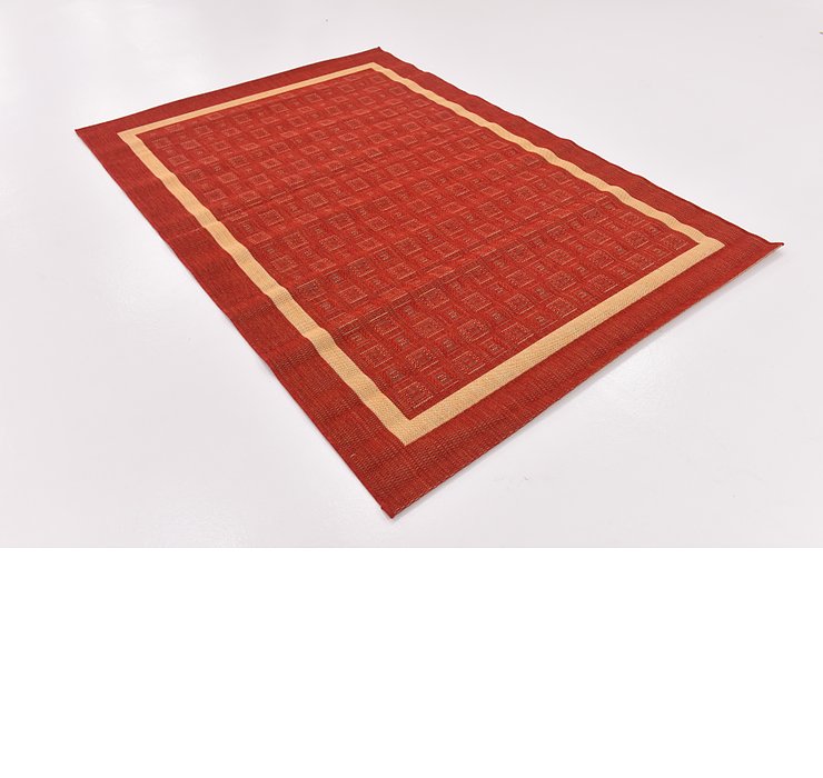 5' 3 x 7' 6 Outdoor Border Rug