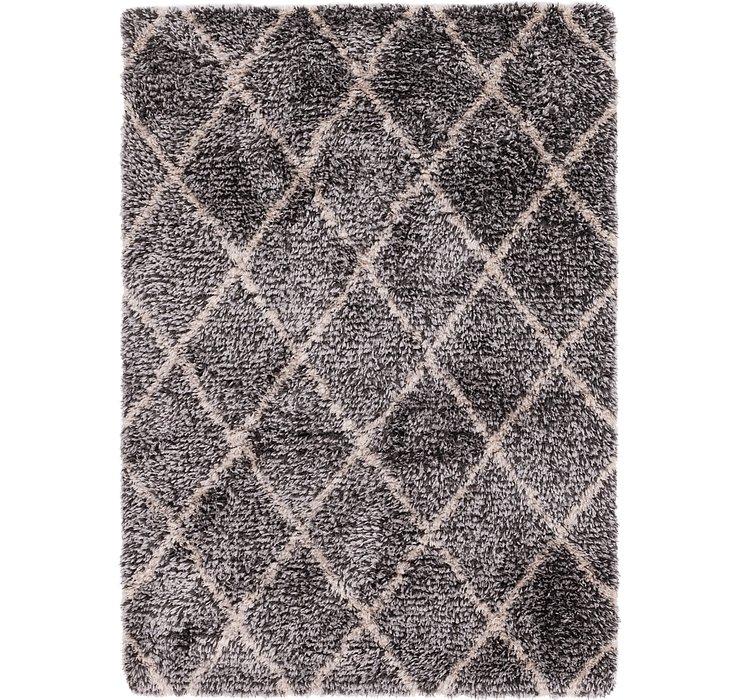 5' 4 x 7' 5 Luxe Trellis Shag Rug