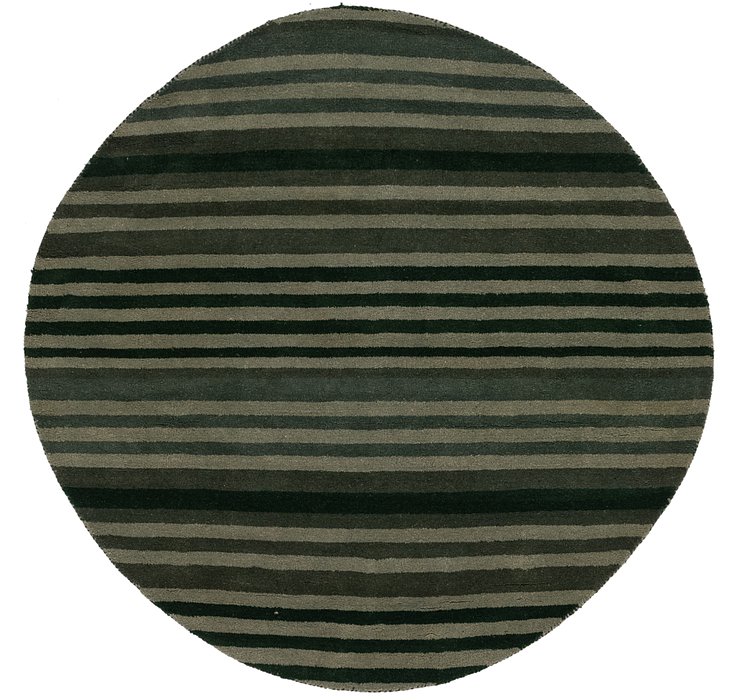 5' 9 x 5' 9 Indo Gabbeh Round Rug
