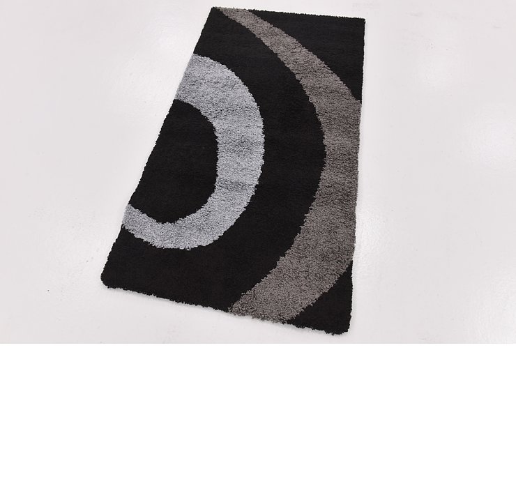 2' 8 x 5' Multi-Tone Shag Rug