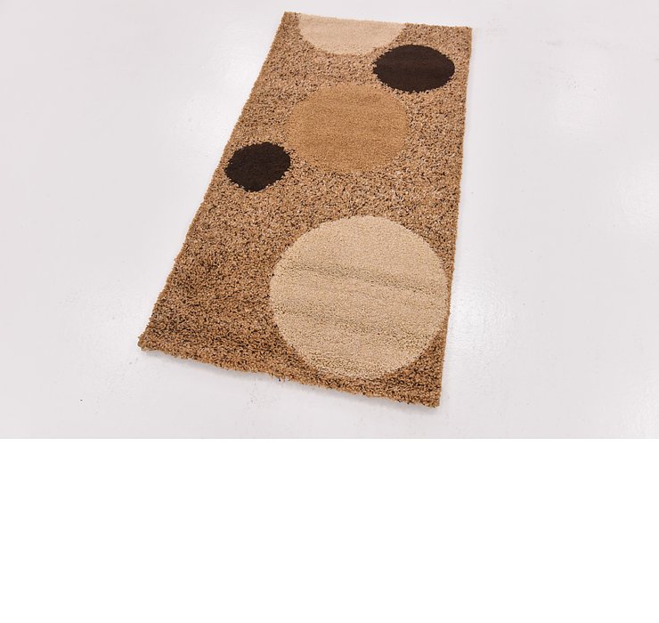2' 7 x 5' Multi-Tone Shag Rug