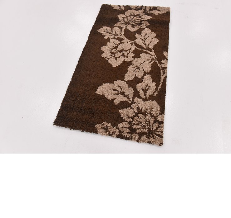 2' 8 x 5' Multi-Tone Shag Rug