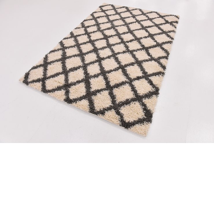5' x 7' 6 Trellis Shag Rug