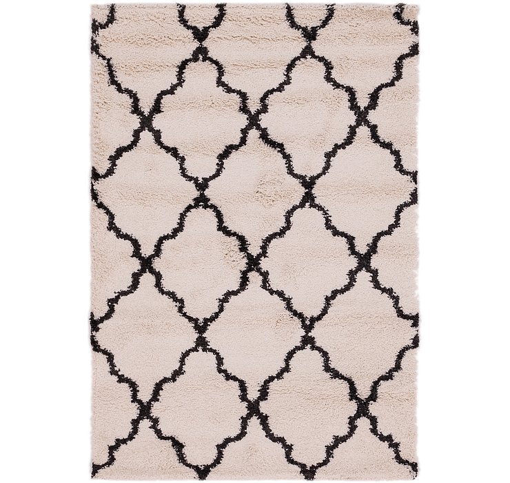 5' 2 x 7' 6 Trellis Shag Rug