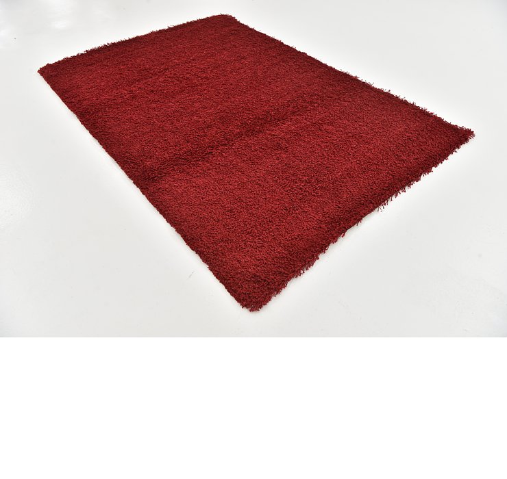 5' 3 x 7' 6 Solid Shag Rug