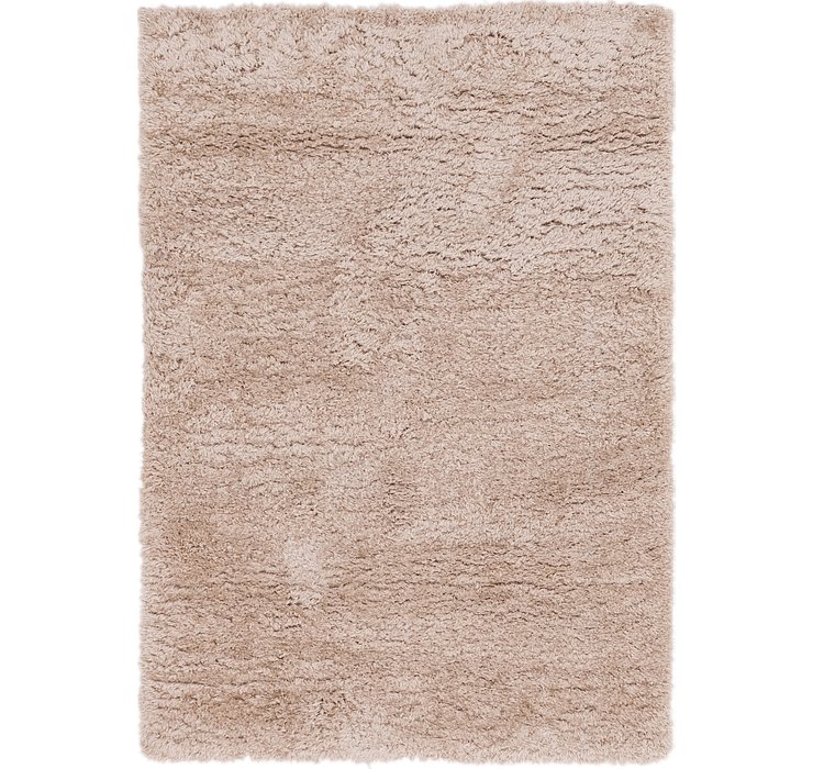 5' 3 x 7' 5 Solid Shag Rug