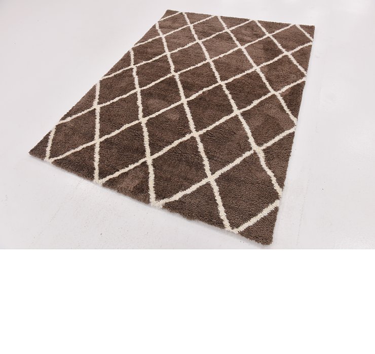 160cm x 213cm Luxe Trellis Shag Rug