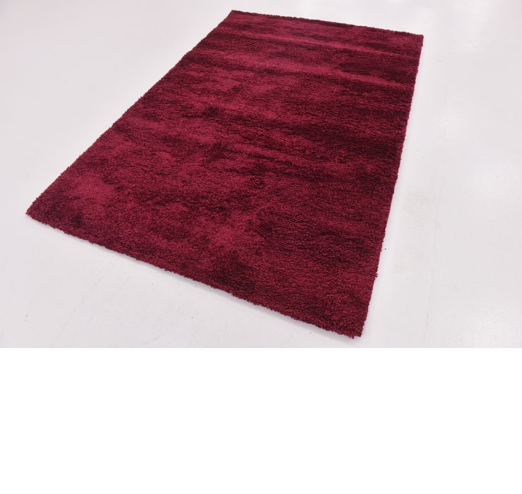 5' 4 x 7' 8 Solid Shag Rug