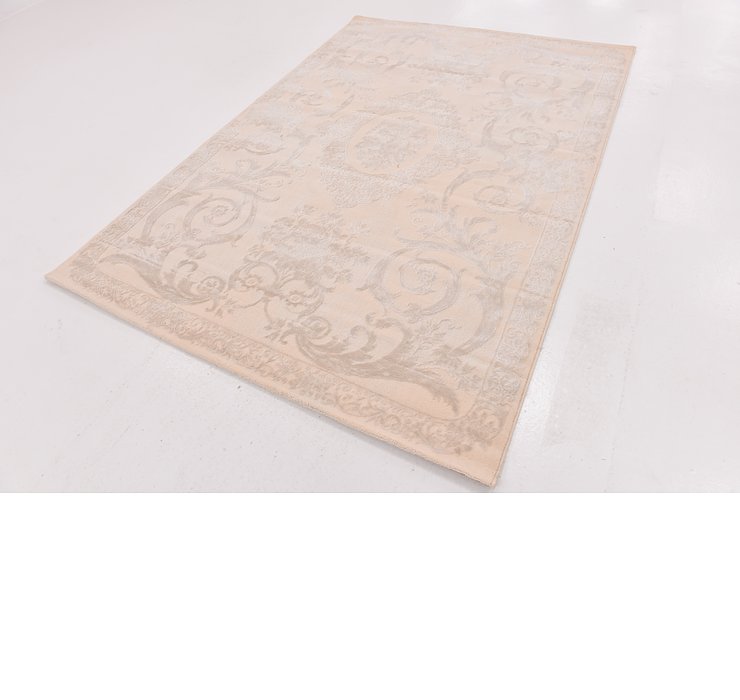 5' 3 x 7' 7 Carved Aubusson Rug
