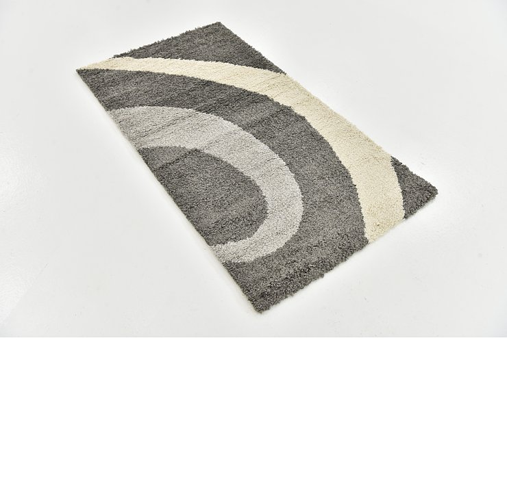 2' 8 x 4' 10 Multi-Tone Shag Rug
