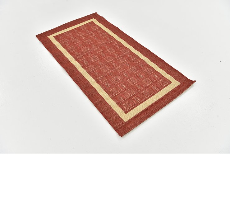 2' 8 x 4' 10 Outdoor Border Rug