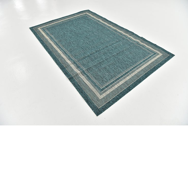 5' x 8' Outdoor Border Rug