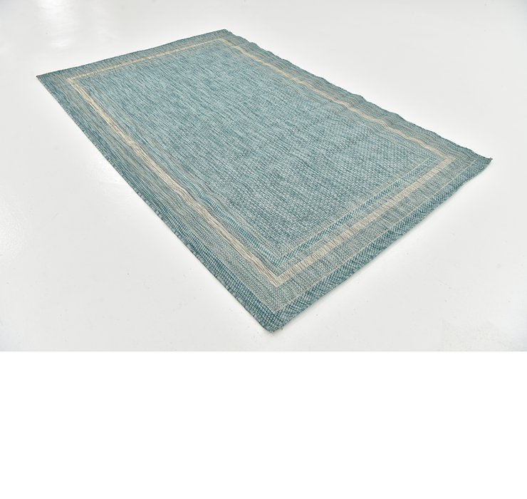 5' x 8' Outdoor Border Rug