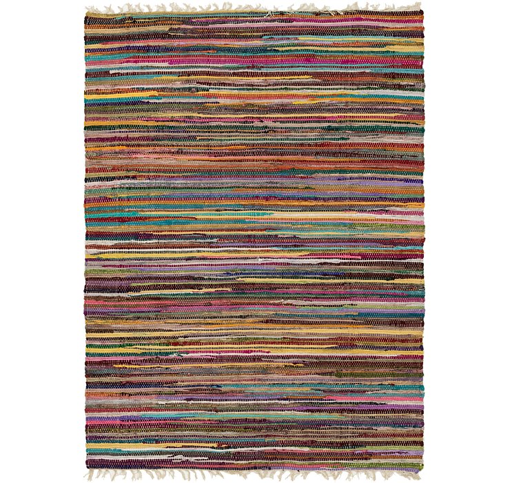 4' 7 x 6' 6 Chindi Cotton Rug