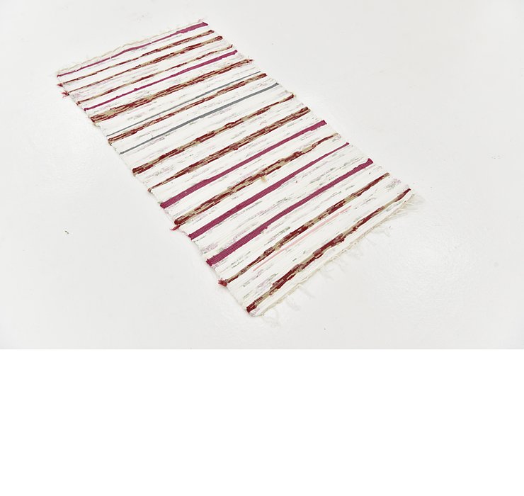 2' 4 x 4' 3 Chindi Cotton Rug