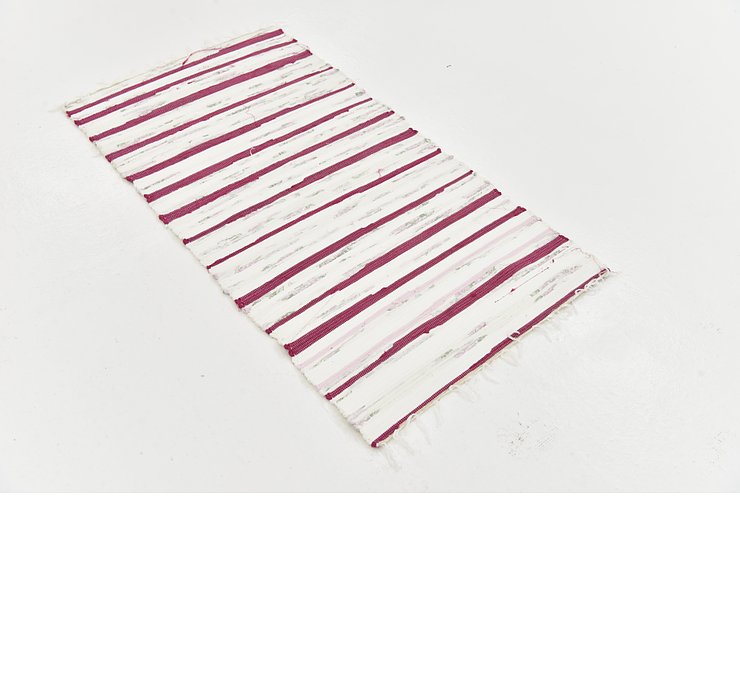 2' 4 x 4' 3 Chindi Cotton Rug