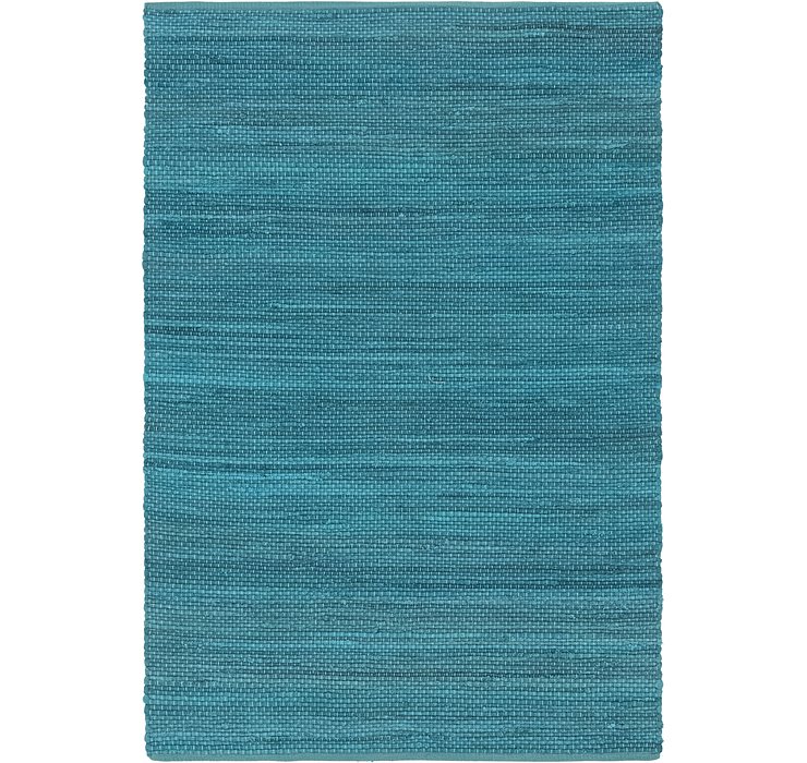 4' x 5' 10 Chindi Cotton Rug